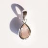 Rosenquarz Schmuck Silberanhänger Sterling Silber 925