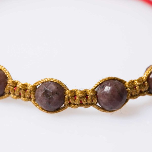 Rhodonit Shamballa Armband