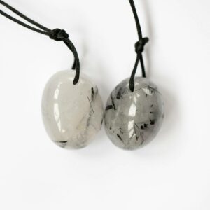 Turmalinquarz Kette schmuck gebohrter stein anhänger