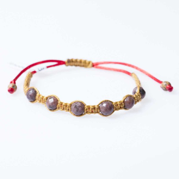 Rhodonit Shamballa Armband