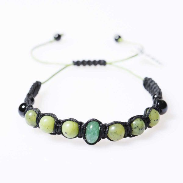 Nephrit Shamballa Armband