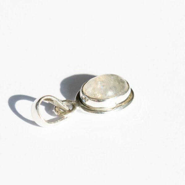 Regebogen Mondstein weisser Labradorit silberschmuck
