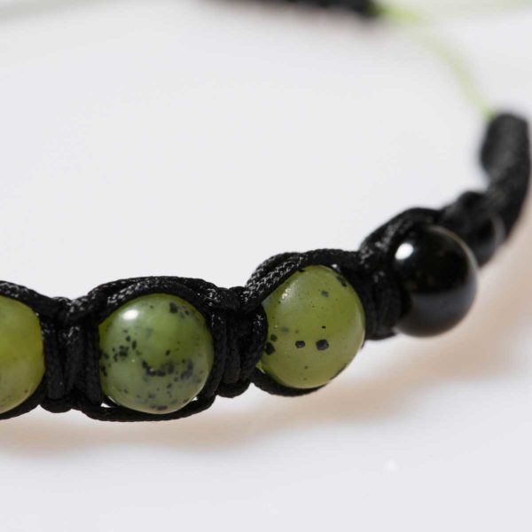 Nephrit Shamballa Armband
