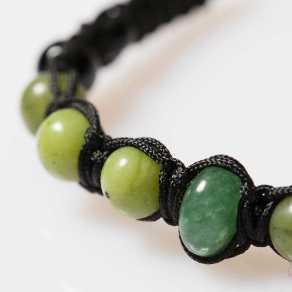 Nephrit Shamballa Armband