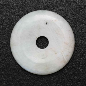 Regenbogen Mondstein Donut Durchmesser 40 mm