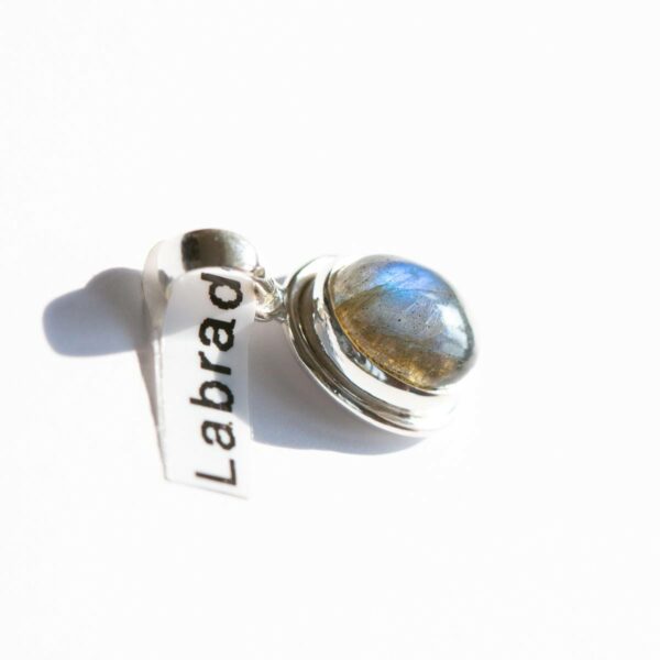 Labradorit Silberschmuck Anhänger Heilstein