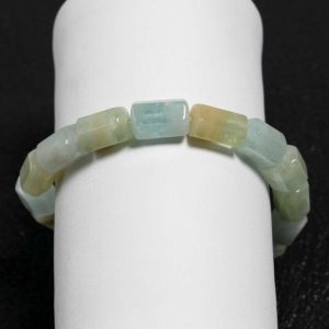 Aquamarin Armband 7 x 13 mm
