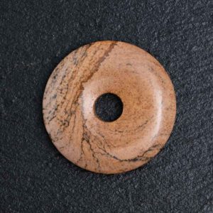 Bilderjaspis Donut Durchmesser 37 mm