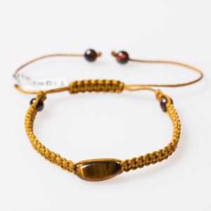 Tigerauge Shamballa Armband