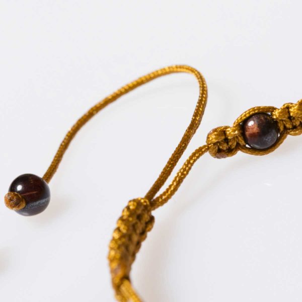 Tigerauge Shamballa Armband