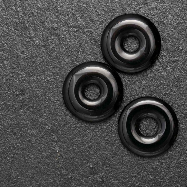 Obsidian Donut Mini Durchmesser 20 mm