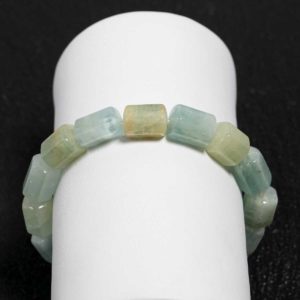 Aquamarin Armband 7 x 10 mm