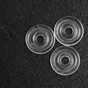Bergkristall Donut Mini Durchmesser 20 mm