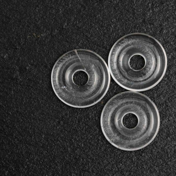 Bergkristall Donut Mini Durchmesser 20 mm