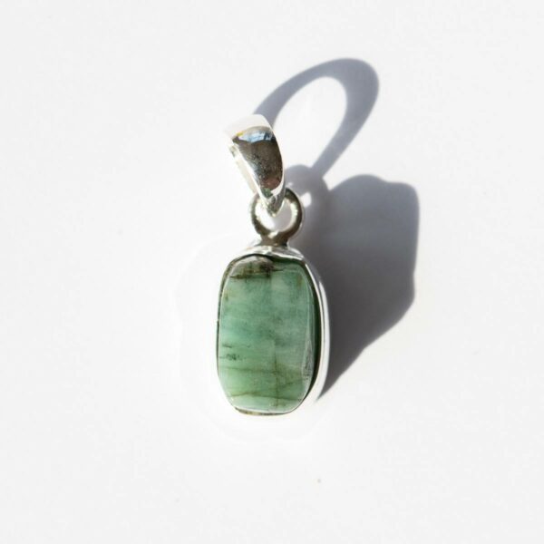 Smaragd Silberanhänger Steinschmuck