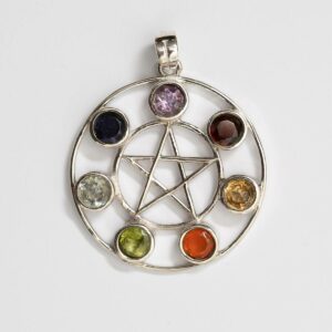 Pentagramm Chakra Anhänger