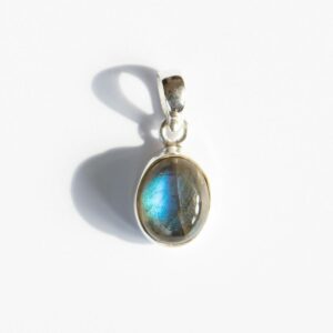 Labradorit Silberschmuck Anhänger Heilstein