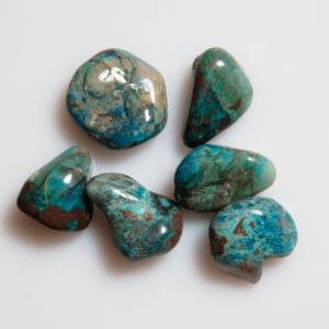 Chrysokoll Peru Trommelstein 20-30 mm