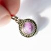 Amethyst Boho Silberanhänger