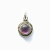 Amethyst Boho Silberanhänger
