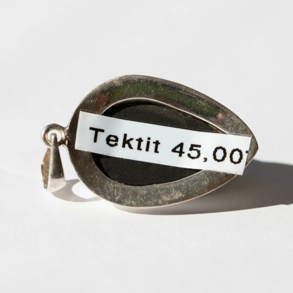 Tektit Silberanhänger