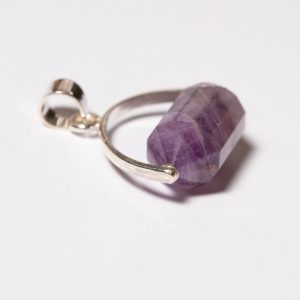Amethyst Doppelspitze Horizontal