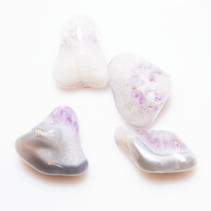 Achat mit Amethyst Brasilien Trommelstein 25-30 mm