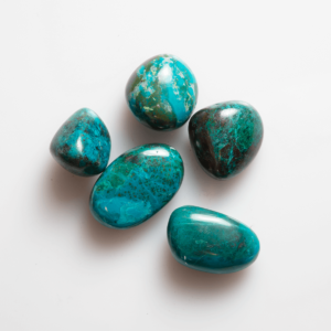 Chrysokoll Peru Trommelstein