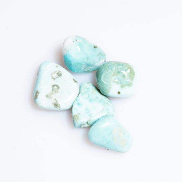 Larimar Dominikanische Republik Trommelstein