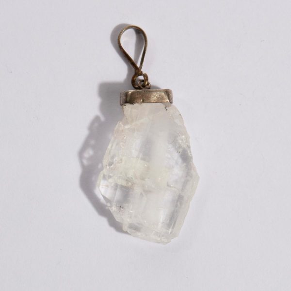 Faden Quartz Silber Anhänger