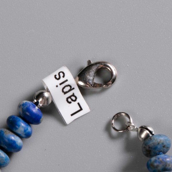 Lapislazuli Kette glanzlos