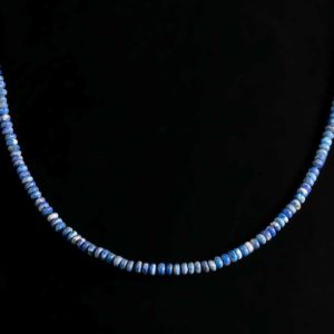 Lapislazuli Kette glanzlos