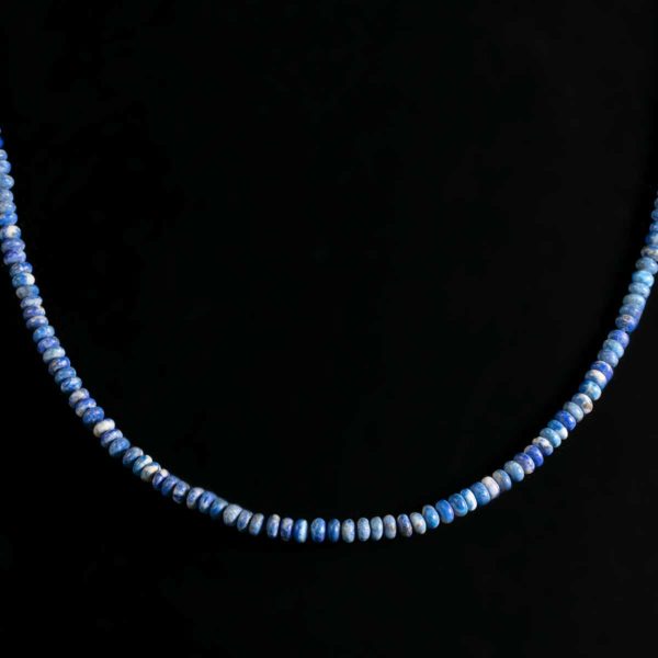 Lapislazuli Kette glanzlos