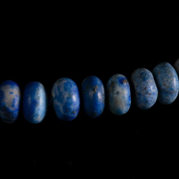 Lapislazuli Kette glanzlos