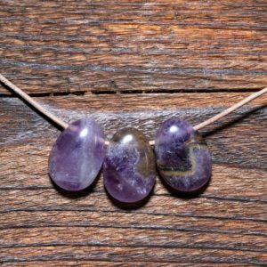 Amethyst Trommelstein Anhänger 20-25 mm
