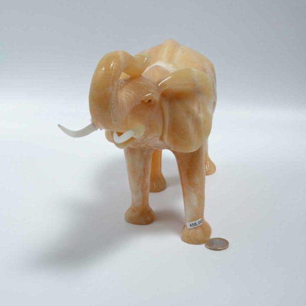 Orangen Calcit Elefant
