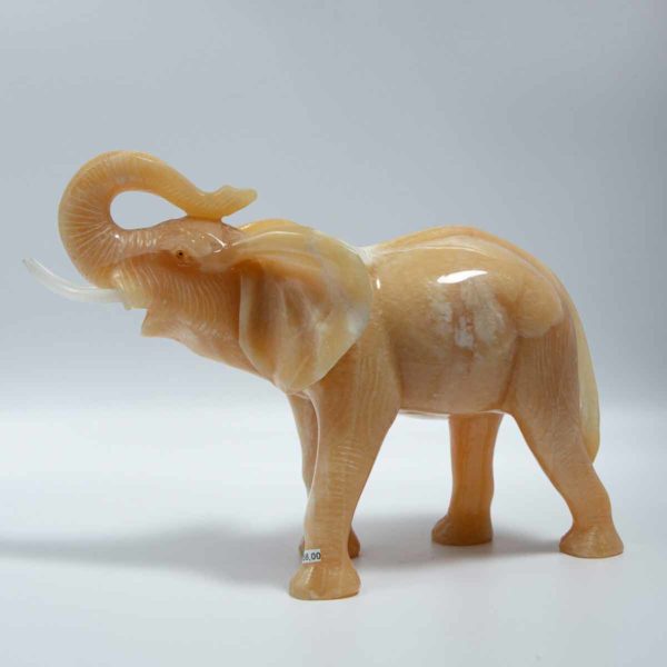 Orangen Calcit Elefant
