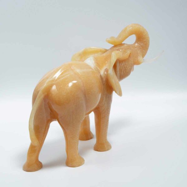 Orangen Calcit Elefant