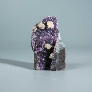 Amethyst mit Calcit Druse Uruguay