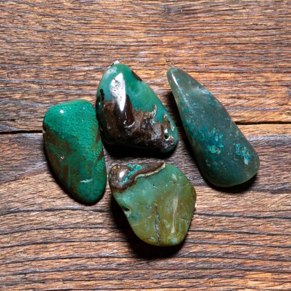 Chrysokoll-Chalcedon -Gem Silica Trommelstein Anhänger 35-50 mm