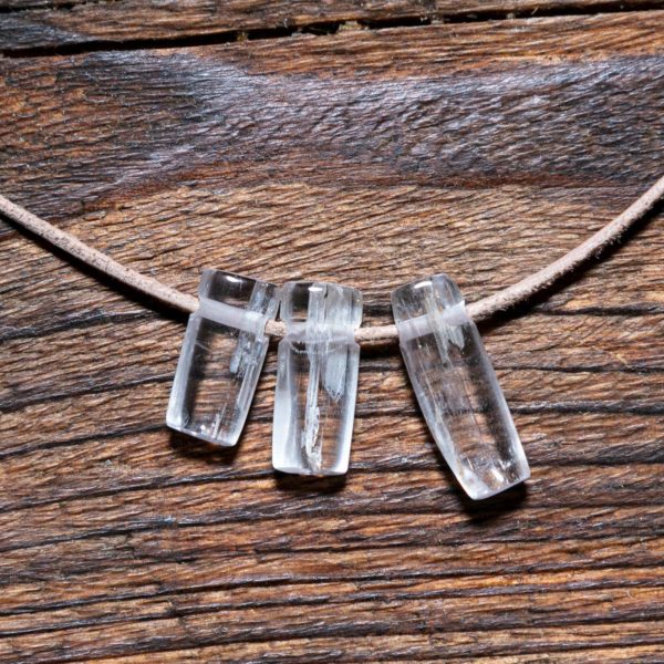 Kunzit Trommelstein Anhänger Gebohrt 20-30 mm