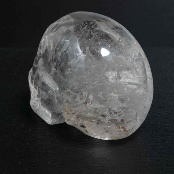 Bergkristall Totenkopf 4,5x8,5 cm, 430 gram