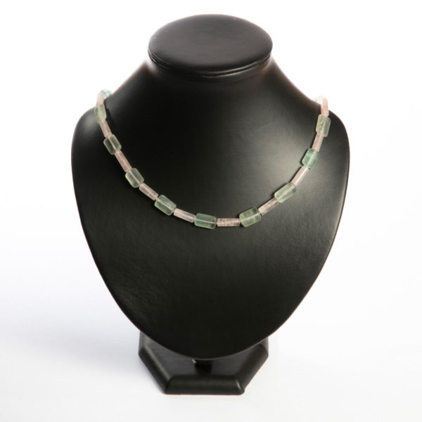 Fluorit, Rosenquarz Kette