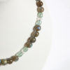 Labradorit, Aquamarin Kette