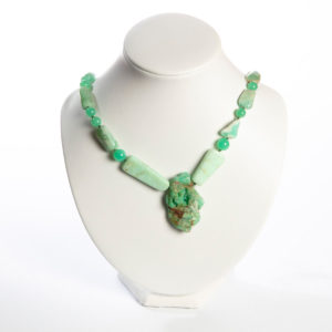 Chrysopras, Fluorit Kette