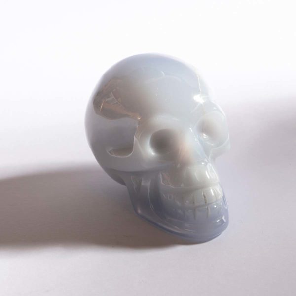 Totenkopf aus Chalcedon