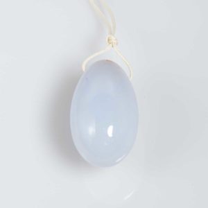 Chalcedon-gebohrt Ei 50mm