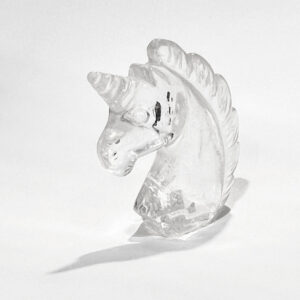 Einhorn aus Bergkristall