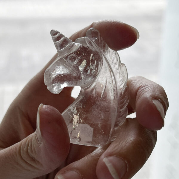 Unicorn Einhorn Bergkristall